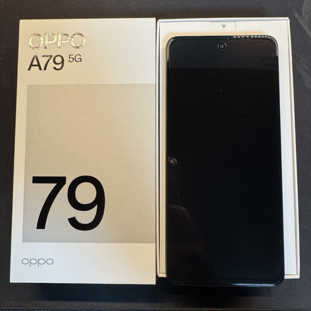 OPPO 79A 5G SIMフリー　ミステリーブラック　中古美品