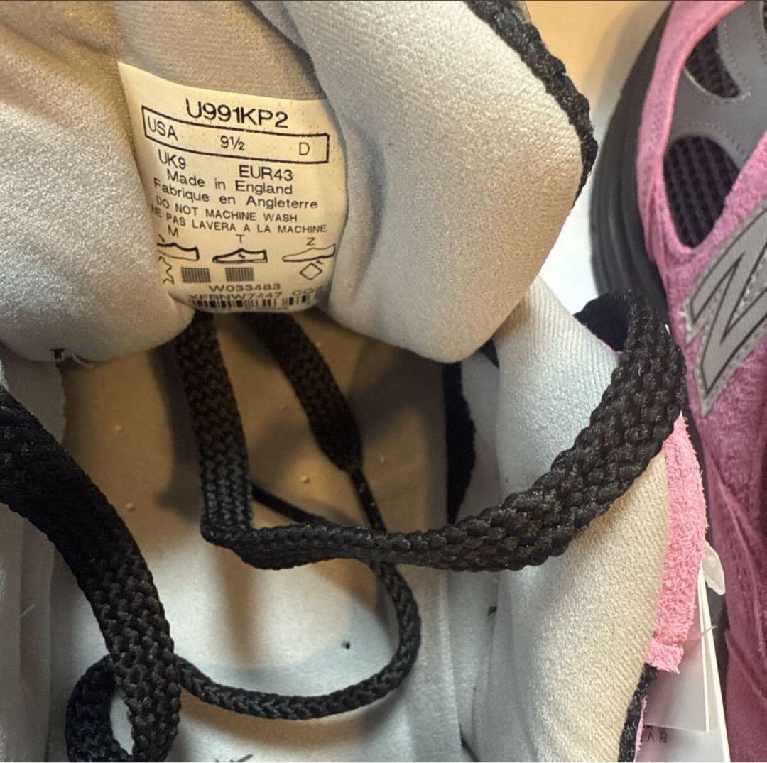 や*様 New Balance 991V2 Black/Pink 日本限定世界5