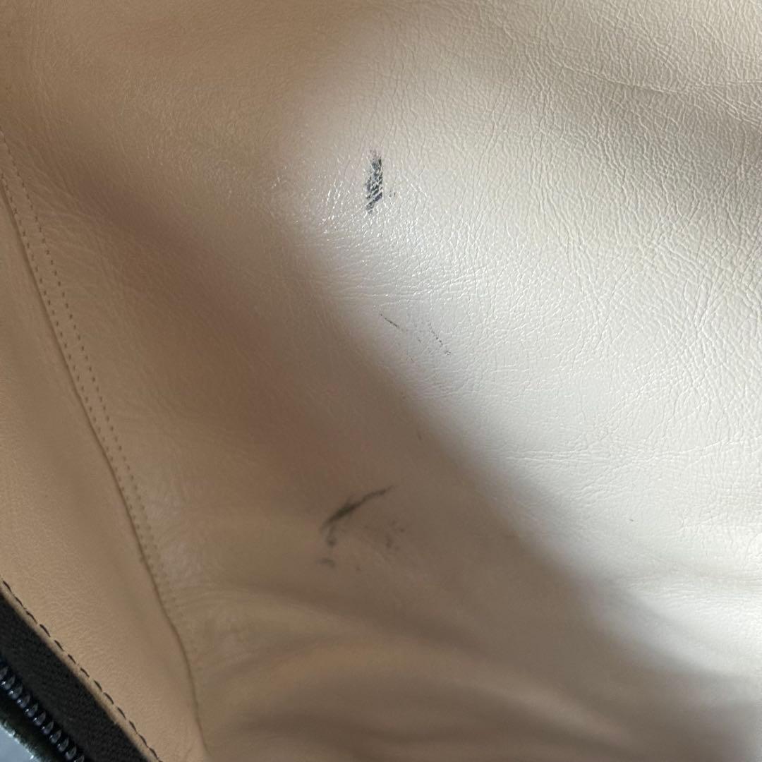 シャネル ロングブーツ ブラック ココマーク レザー 36 23cm