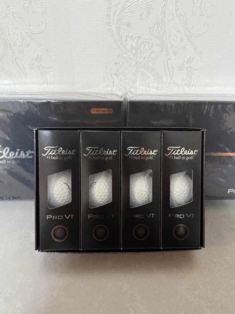 2025 TITLEISTタイトリストPROV1 プロV1 ダブルナンバー 6箱