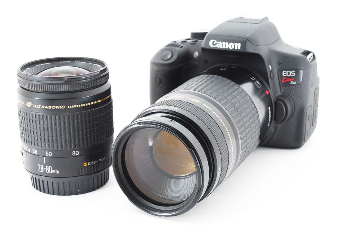 Canon EOS Kiss X8i 標準&望遠ダブルレンズセット