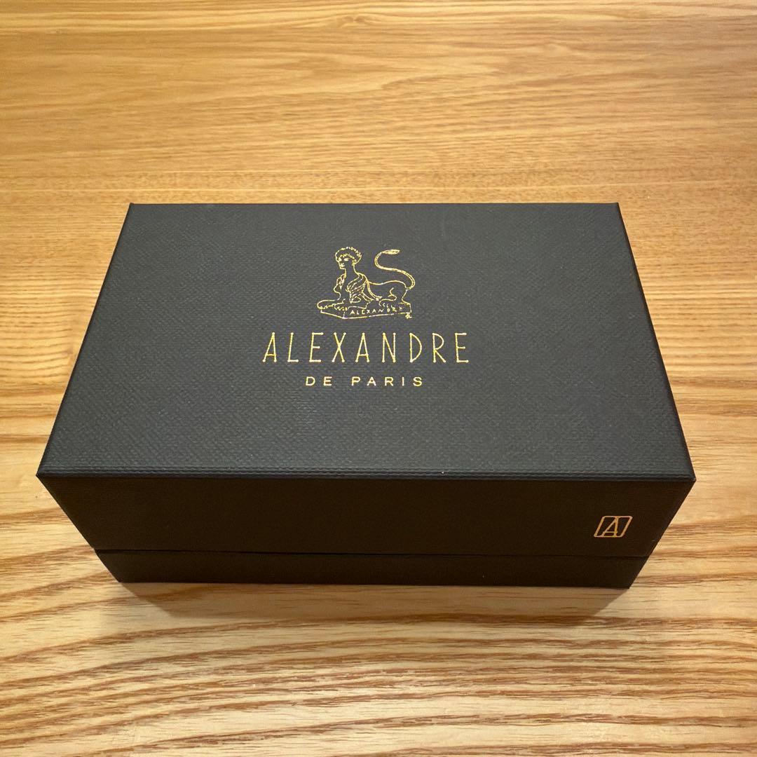 ALEXANDRE DE PARIS 黒 サテンシュシュ