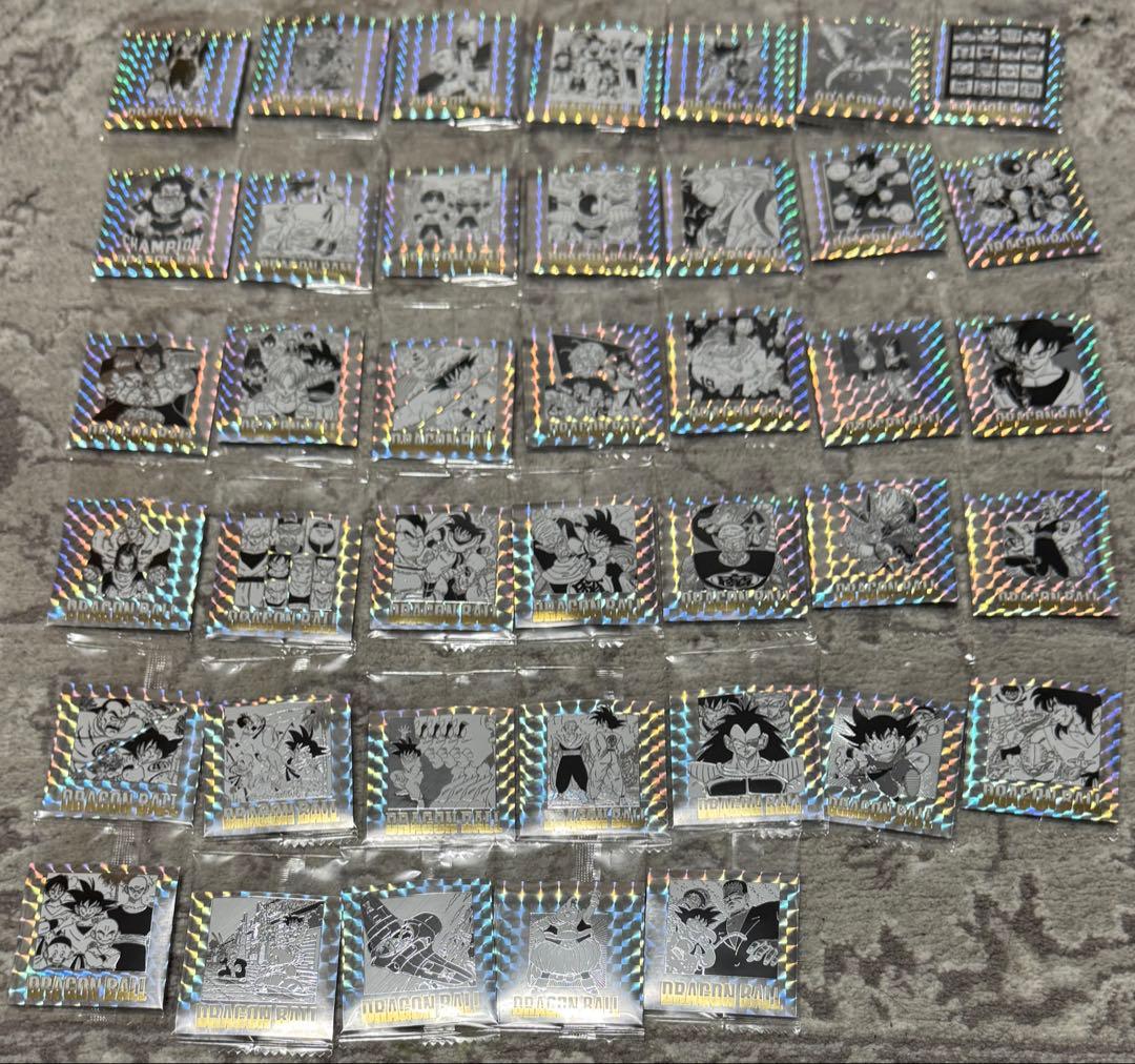 ドラゴンボール 40周年　オリジナルイラストレーション シール ウエハース