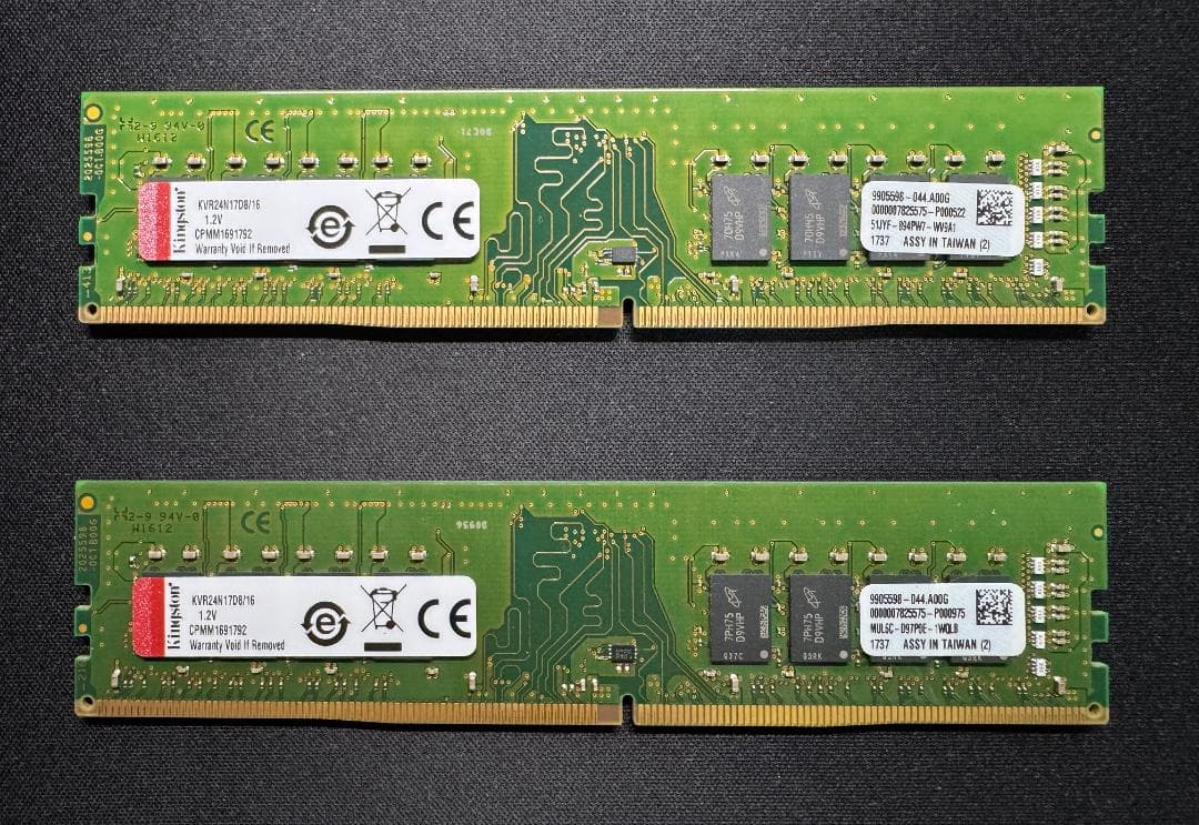 n*p様 KINGSTON DDR4-2400 16GB×2（32GB）