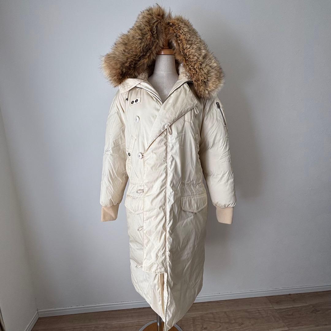 美品　ラルフローレン　Ralph Lauren ファーコート　ダウンコート　白