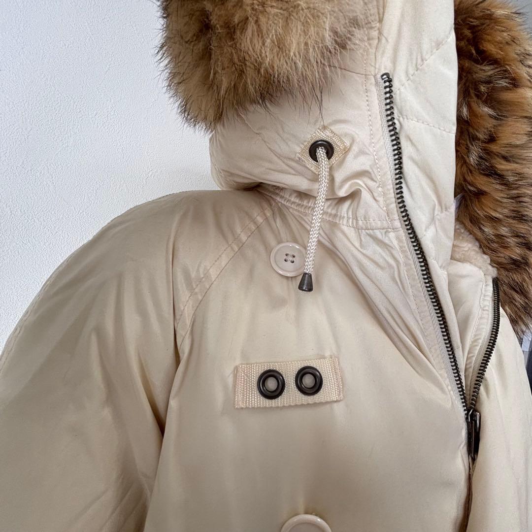 美品　ラルフローレン　Ralph Lauren ファーコート　ダウンコート　白