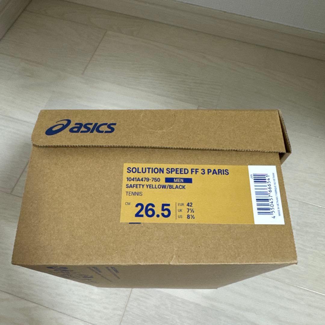【新品未使用】ASICS solution speed FF3 26.5cm