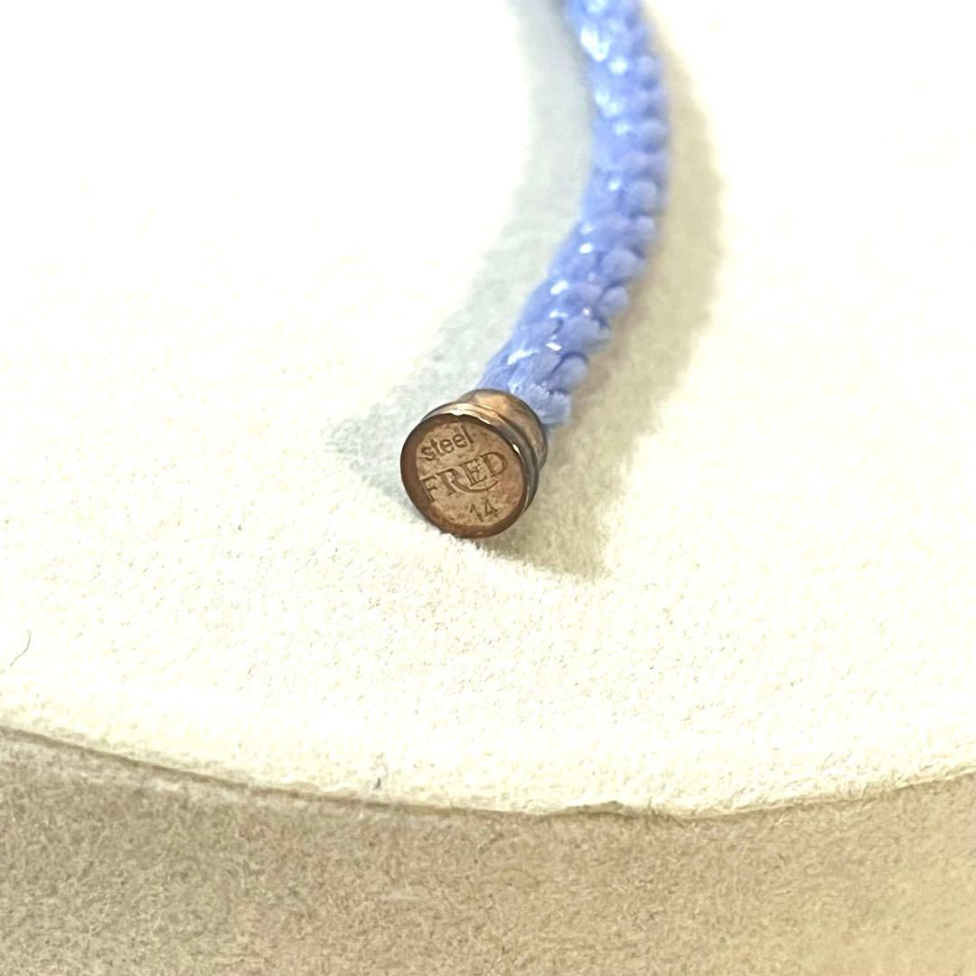 フレッド フォース10 ケーブル レザーブレスレットLM14