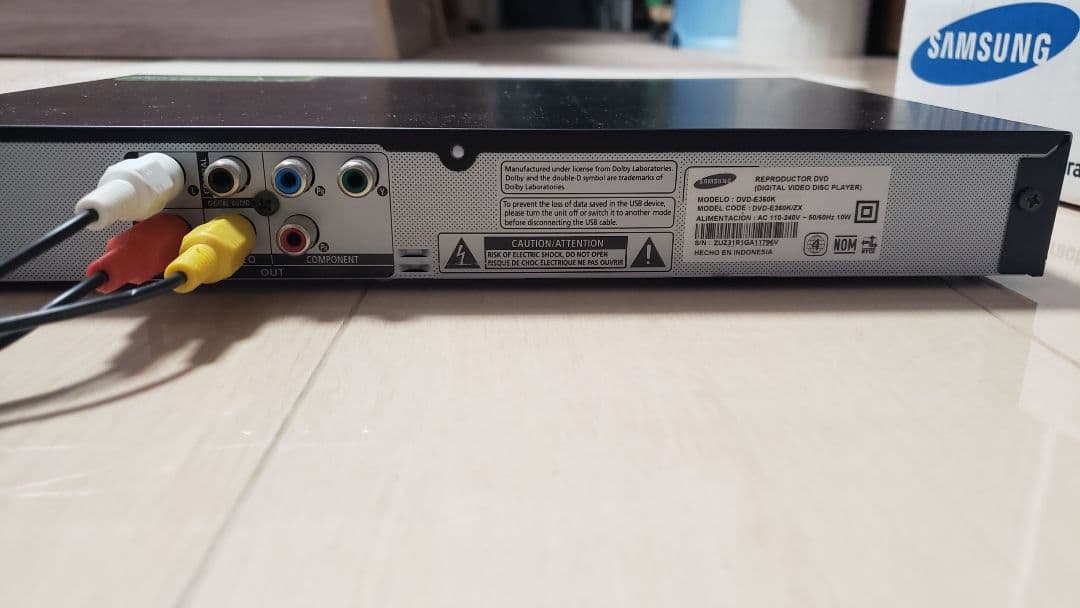 【美品】SAMSUNG リージョンフリー DVDプレーヤー