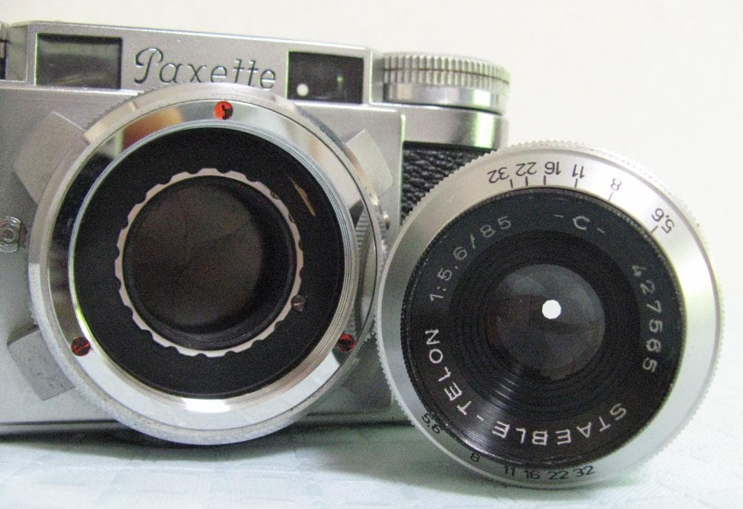 ★BRAUN Paxette II パクセッテ 1:5.6/85レンズ着脱式