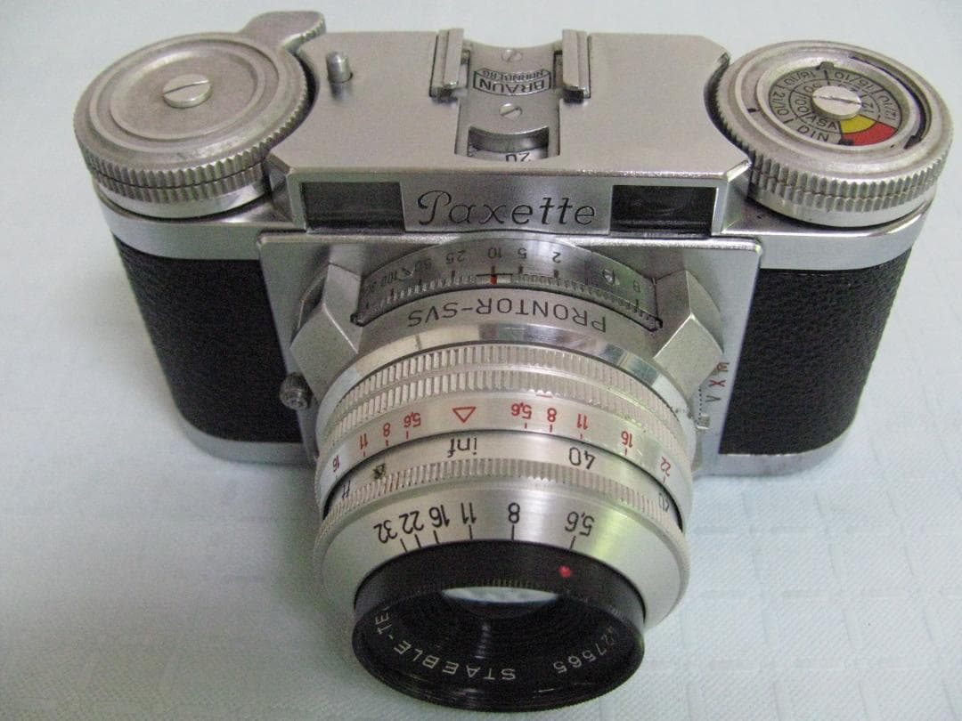 ★BRAUN Paxette II パクセッテ 1:5.6/85レンズ着脱式