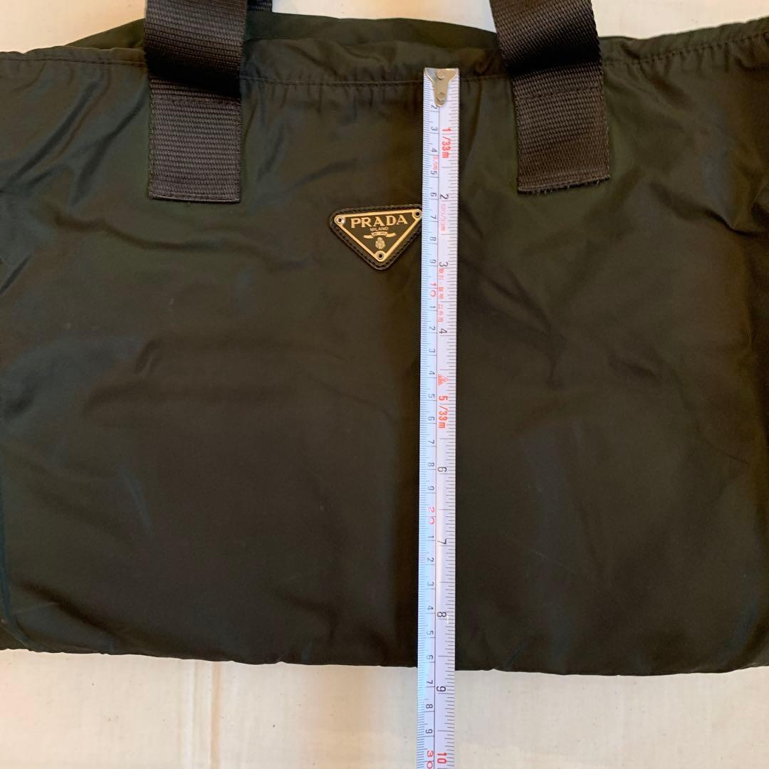 PRADA プラダ　ダークブラウンナイロンバッグミラノ本店購入レア品　最終価格