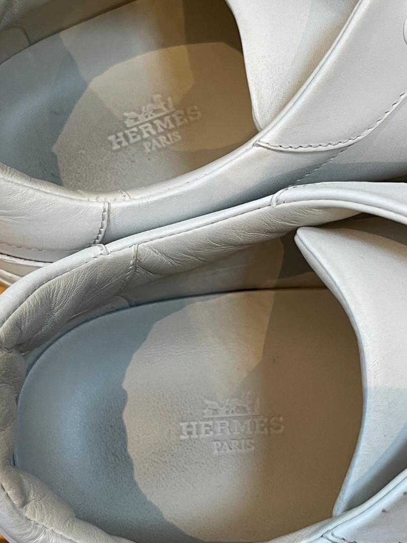 HERMES ケリースニーカー レザーローカットスニーカー