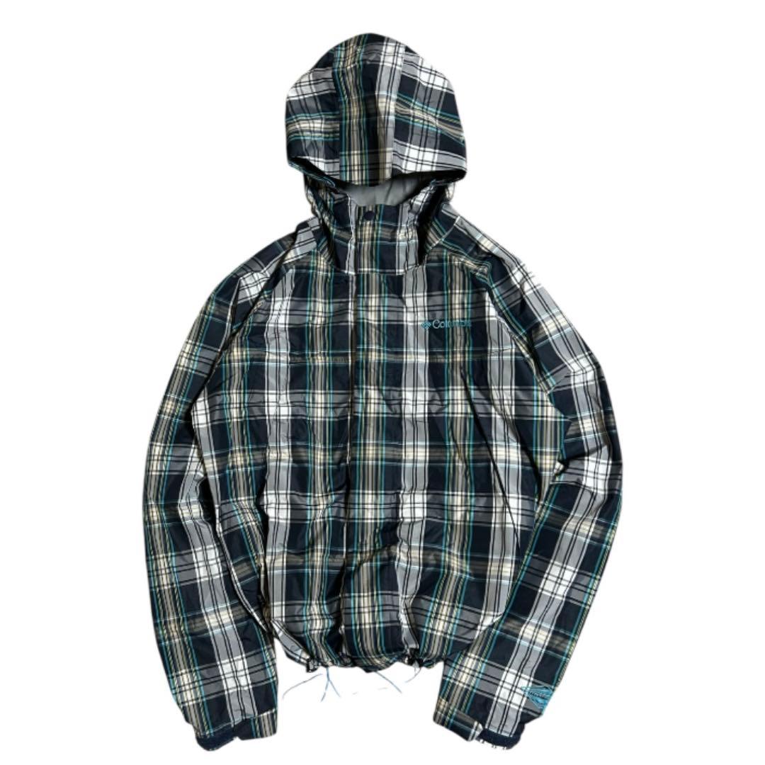 00s Columbia チェック マウンテンパーカshell jacket