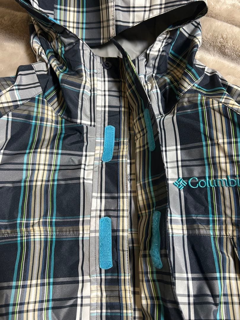 00s Columbia チェック マウンテンパーカshell jacket