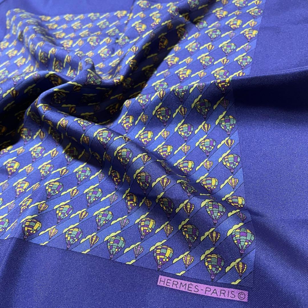 エルメス HERMES スカーフ　カレ45 プチカレ　ガヴロッシュ　気球柄