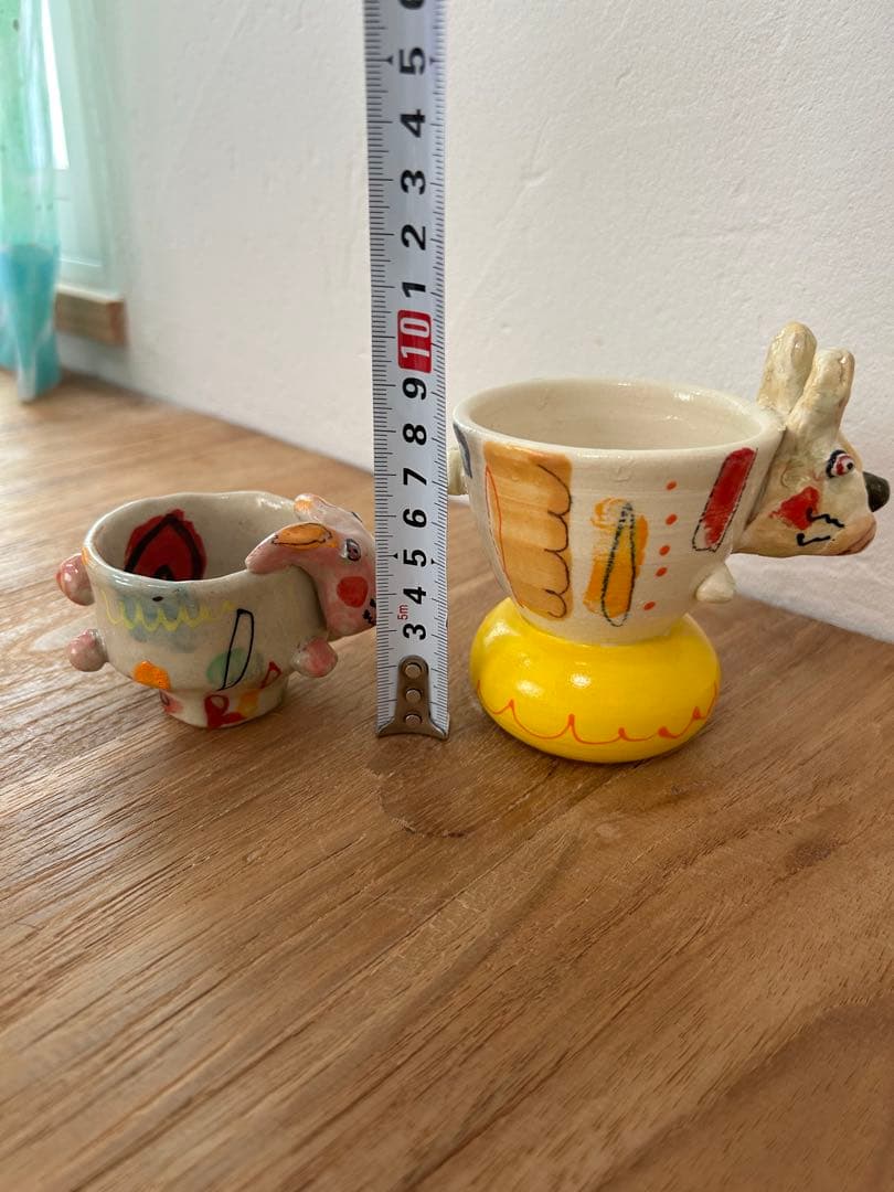 未使用　KATURA さん　動物カップ　うさぎ　２点
