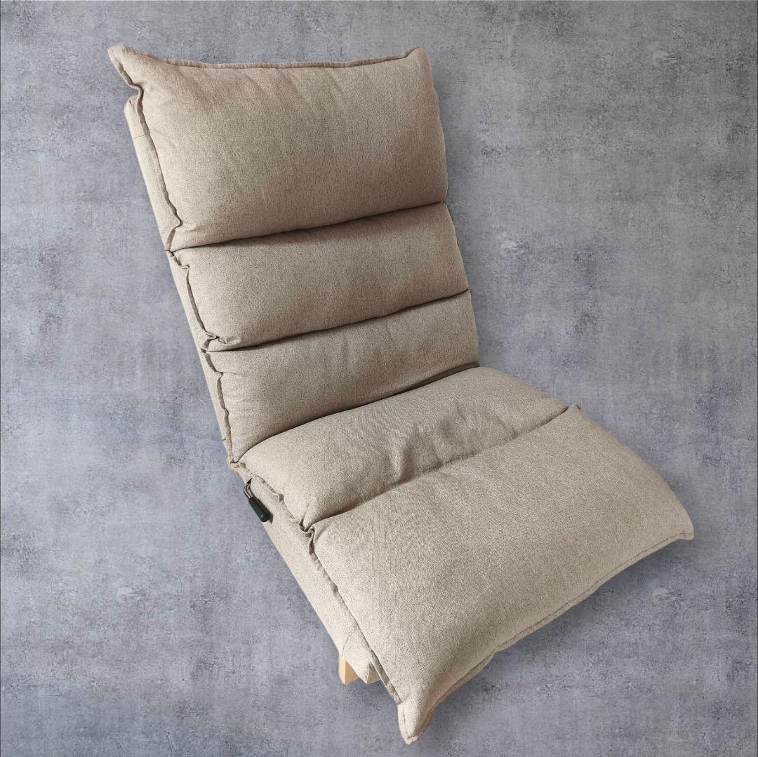 ドウシシャ　美品　リクライニング　ベージュ　一人掛けソファ　座椅子