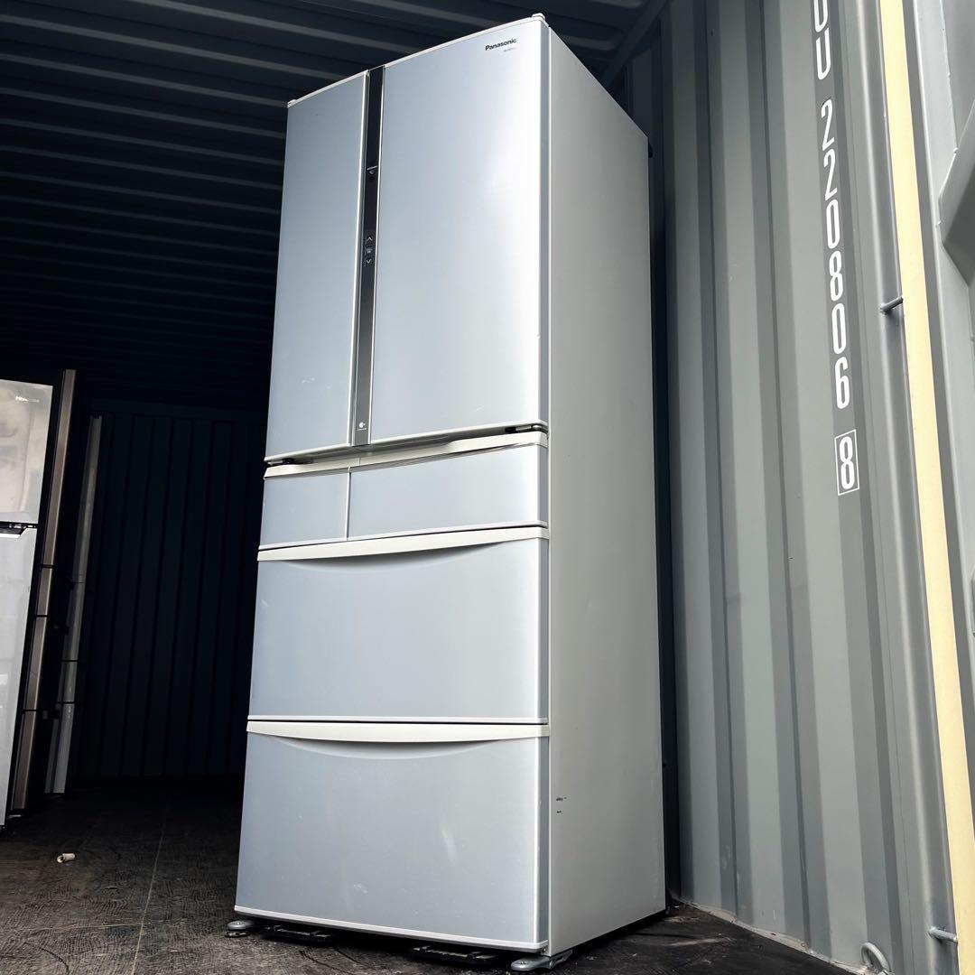 38取付無料！パナソニック自動製氷搭載！スタイリッシュシルバー6ドア冷蔵庫！
