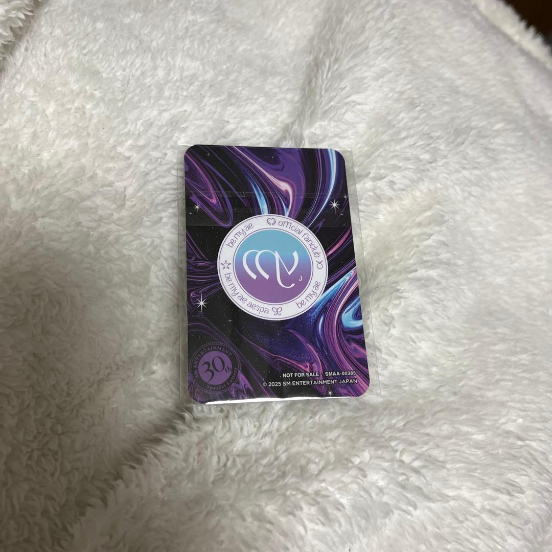 【非売品】aespa ウィンター トレカ ファンクラブ限定