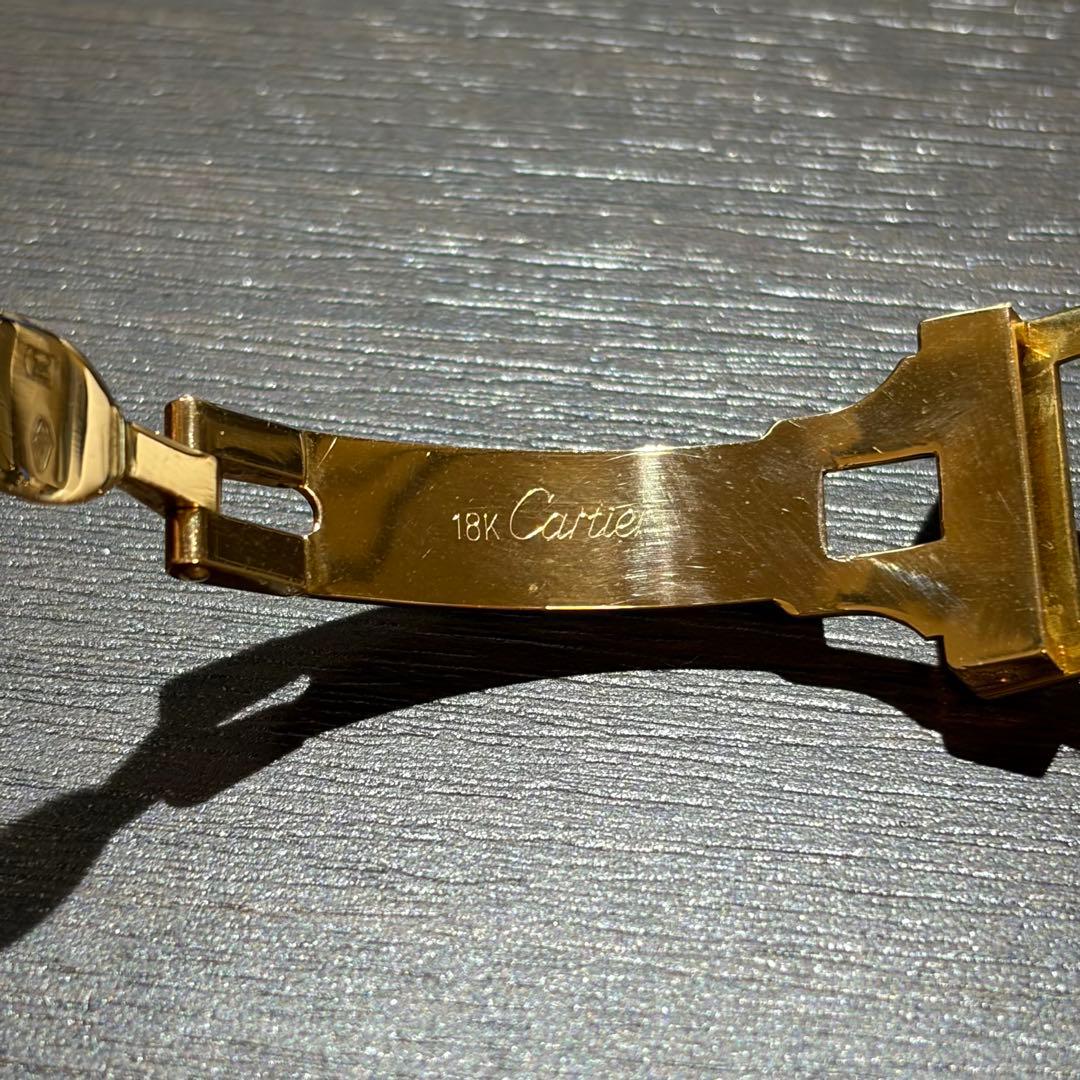 カルティエCartier K18YG ゴールド 時計Dバックル