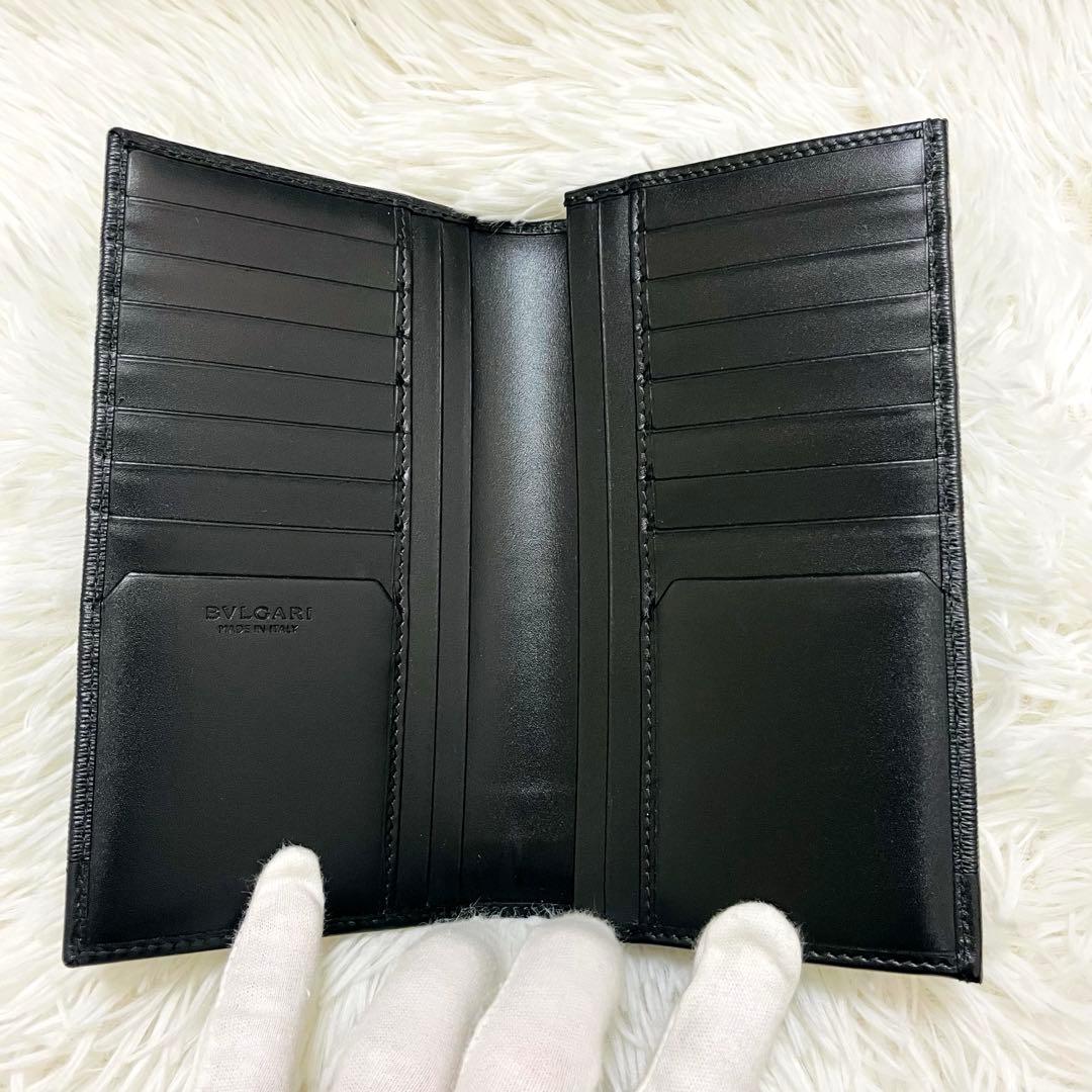 新品✨付属完備✨BVLGARI 長財布 セルペンティ スカリエ マン 黒
