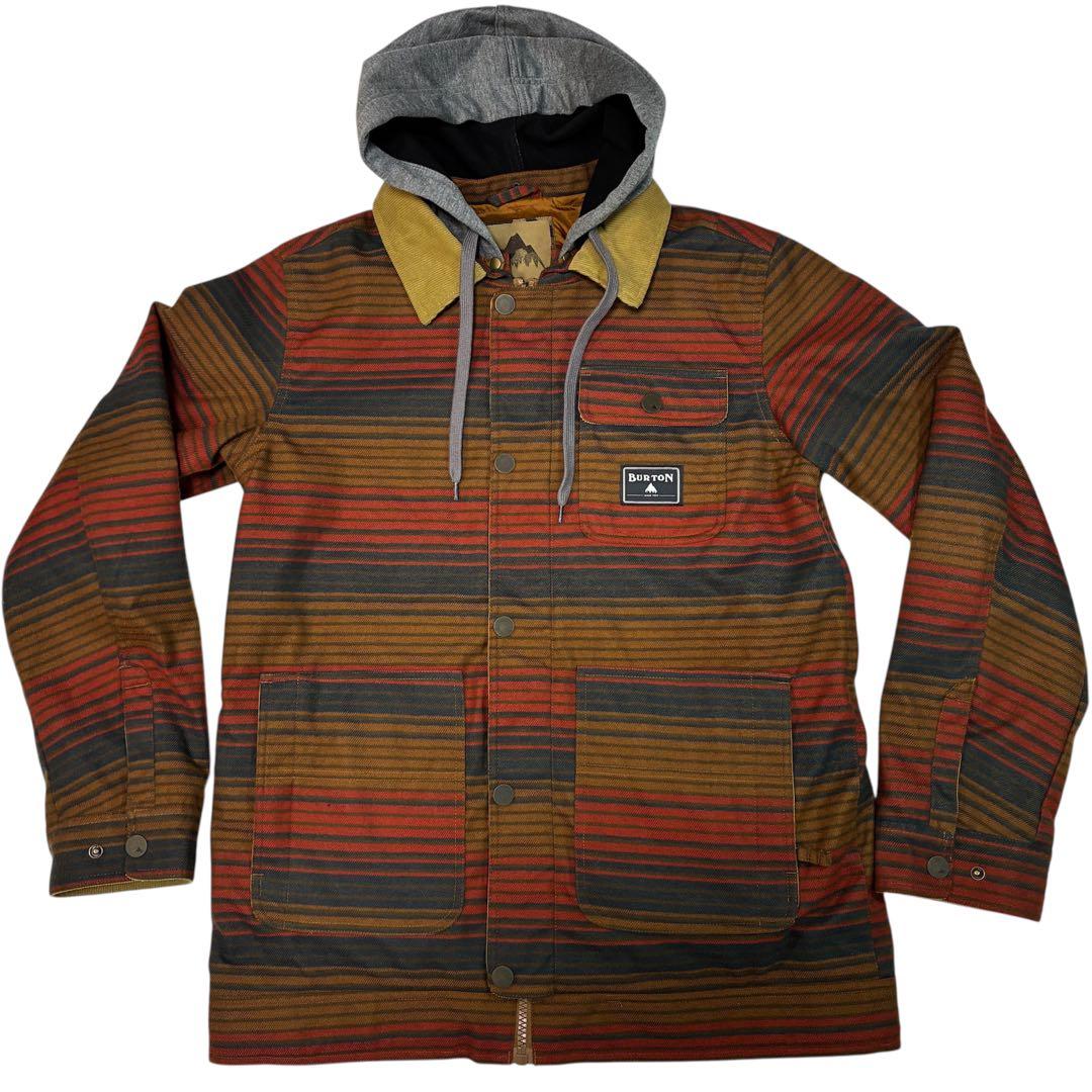 BURTON バートンウエア ネルシャツ風 スノボージャケット コーデュロイ M