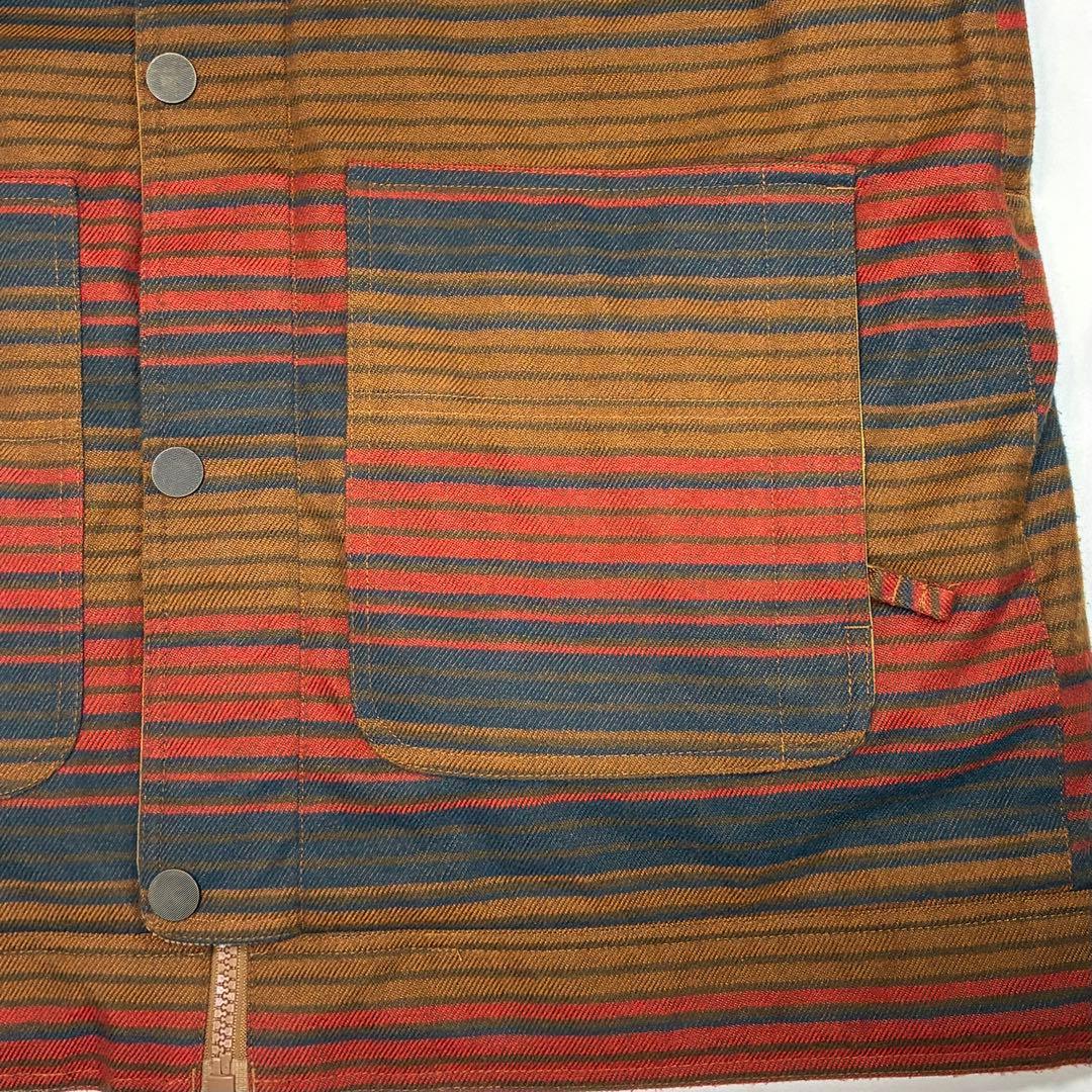 BURTON バートンウエア ネルシャツ風 スノボージャケット コーデュロイ M