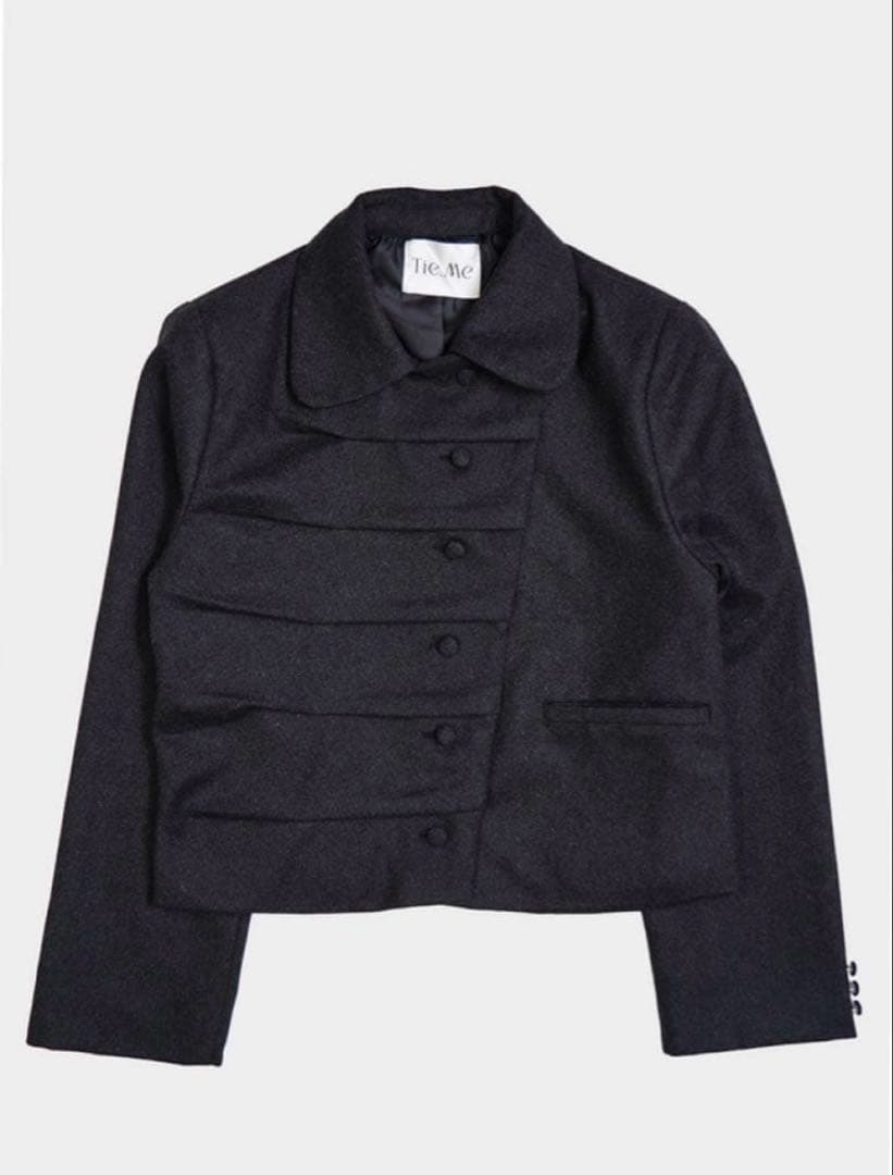 ジャケット・アウター Tie.me button up wool jacket