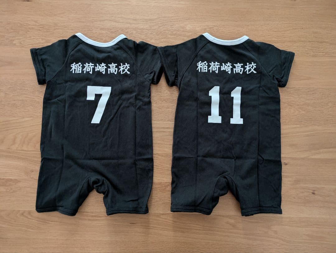 ハイキュー×ベビードール　稲荷崎高校　ユニフォーム　ロンパース