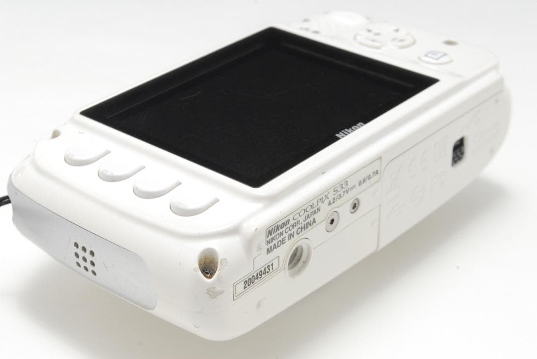 Nikon Coolpix s33 white 防水・耐衝撃カメラ 動作確認済