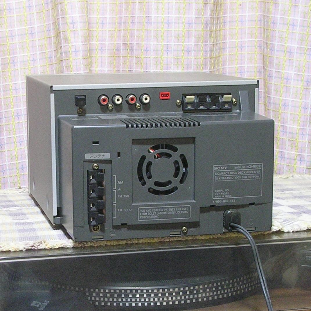 ＜拘りの1台＞SONY HCD-MD333 ミニコンポ+リモコン付