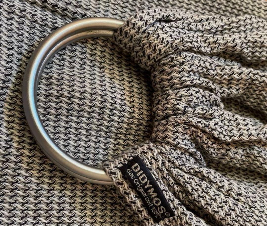 DIDYMOS ピケモノクローム グレー　リングスリング