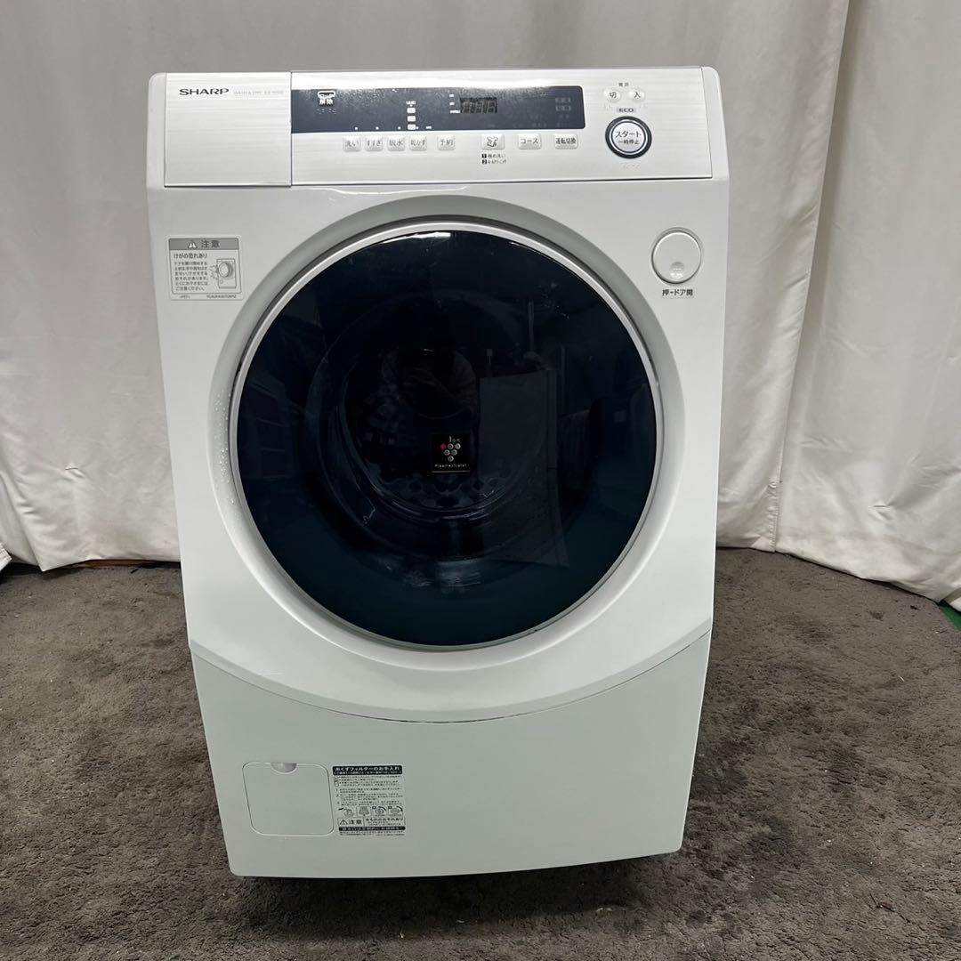 962⭕️ドラム式洗濯機　シャープ　大容量　10キロ　乾燥　安い　設置無料