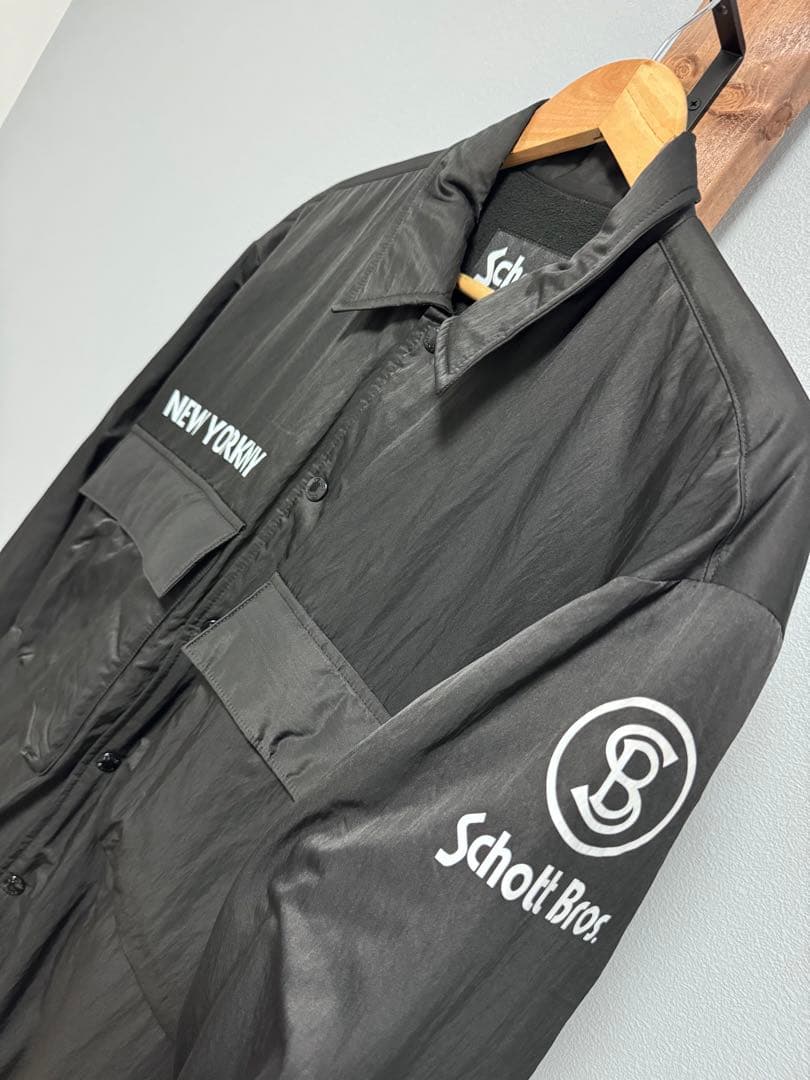 【極美品】Schott ナイロンボアジャケット/ダウンジャケット