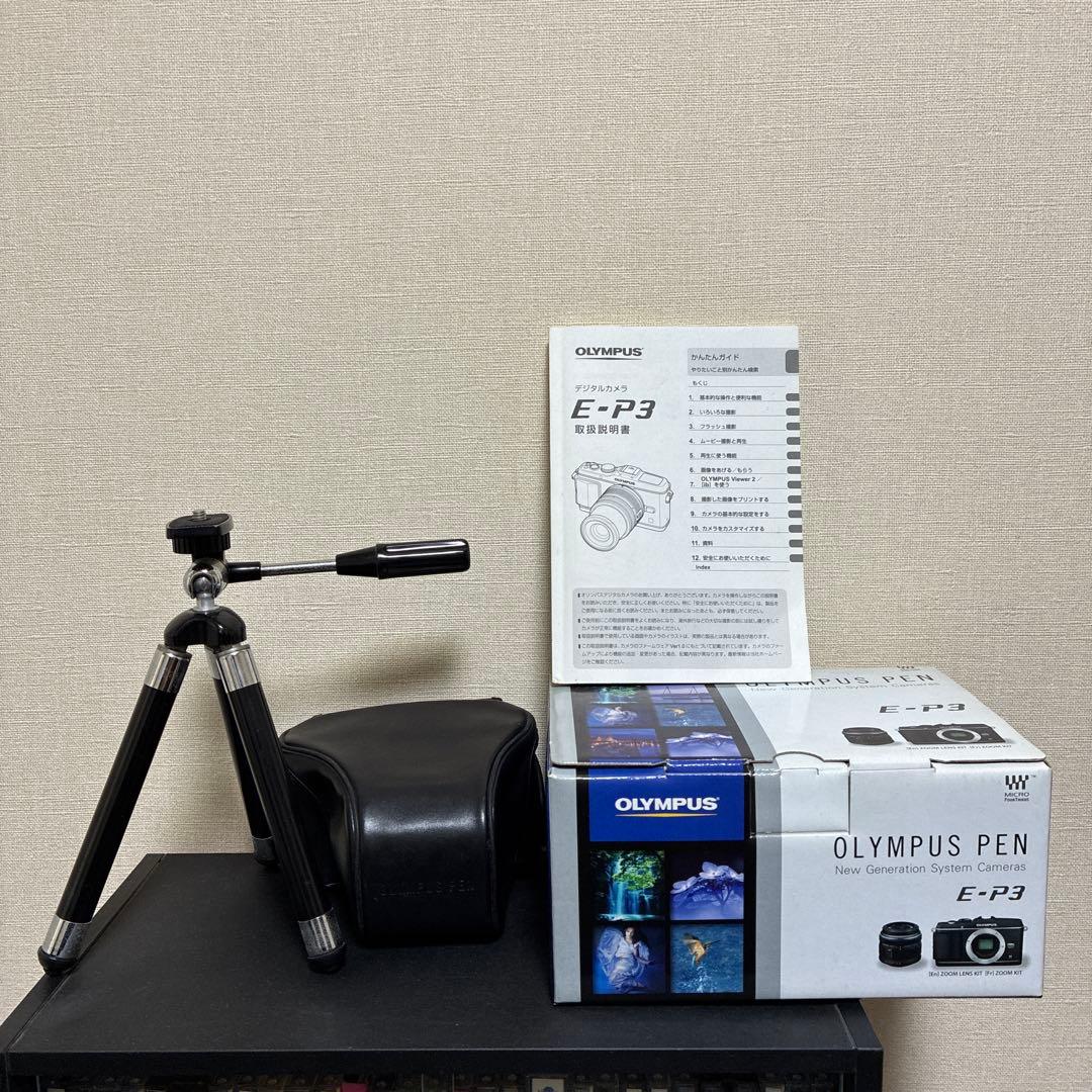 OLYMPUS ミラーレス一眼 カメラ ブラウン　PEN E-P3