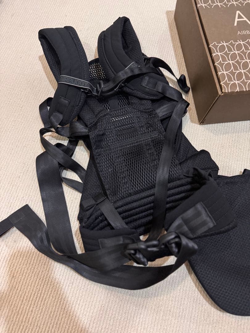 エアバギー　A.B.C. 抱っこ紐 ブラック