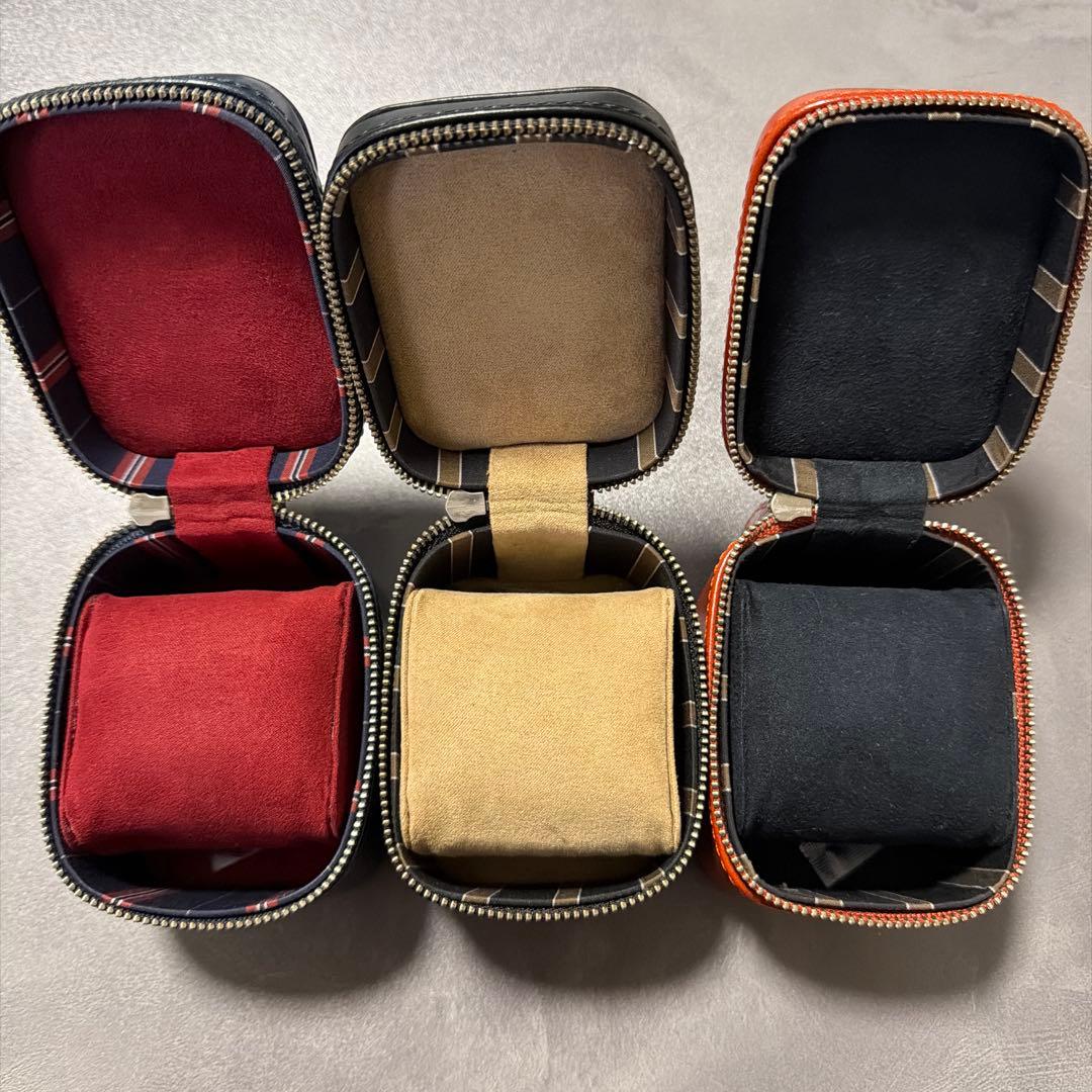 DUCT 腕時計ケース ウォッチケース 本革 イタリア製 バケッタレザー ３個