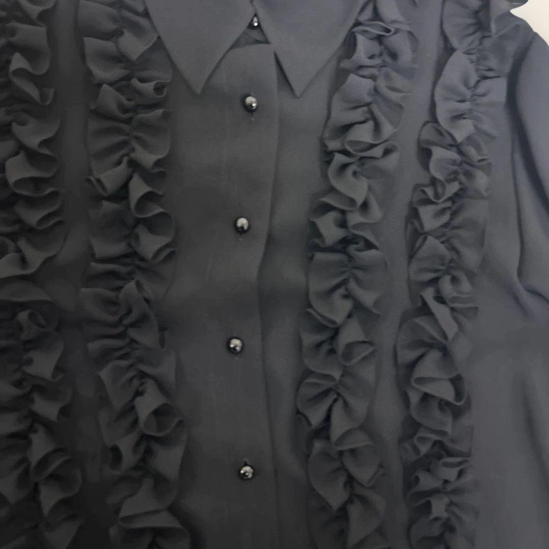 【未使用タグ付き】イヴサンローラン ブラウス シャツ リボン　ポリエステル100