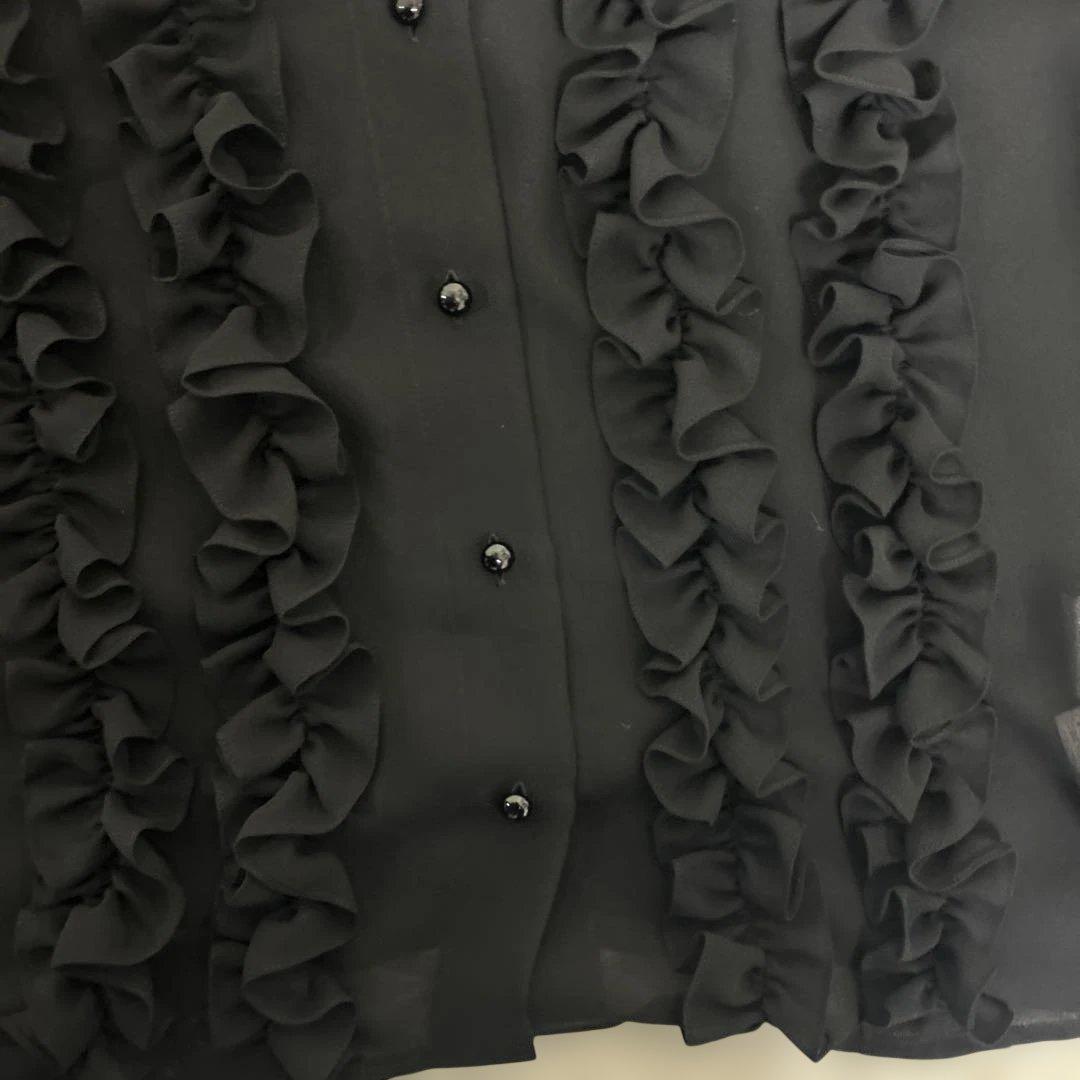 【未使用タグ付き】イヴサンローラン ブラウス シャツ リボン　ポリエステル100