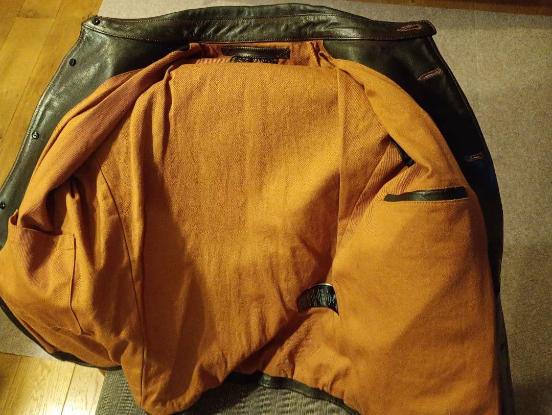 c*n様 大特価 レザー カーコート 茶芯 馬革