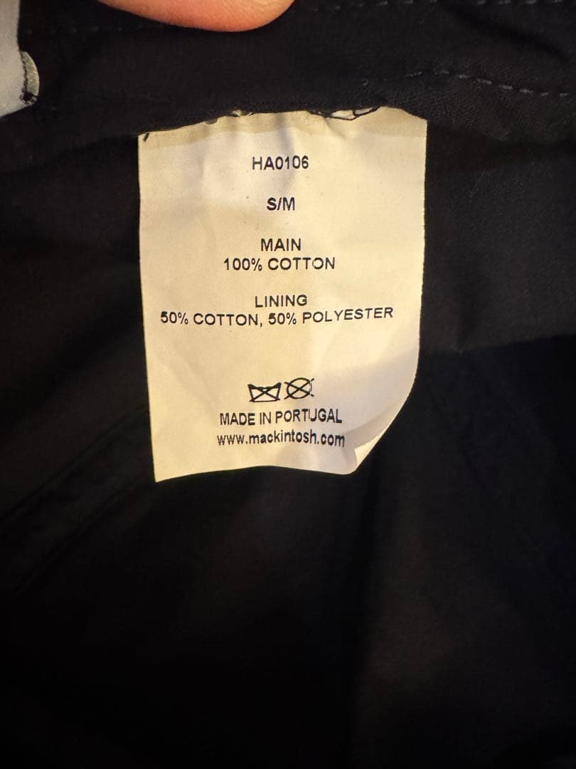 【美品】Mackintosh RAINTEC コットンキャップ