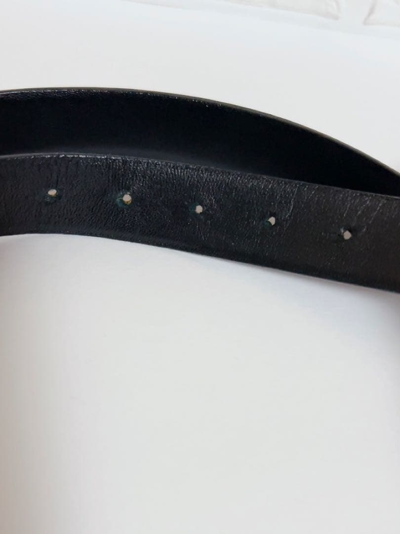 ロエベ　LOEWE ベルト　アナグラム　黒　ブラック