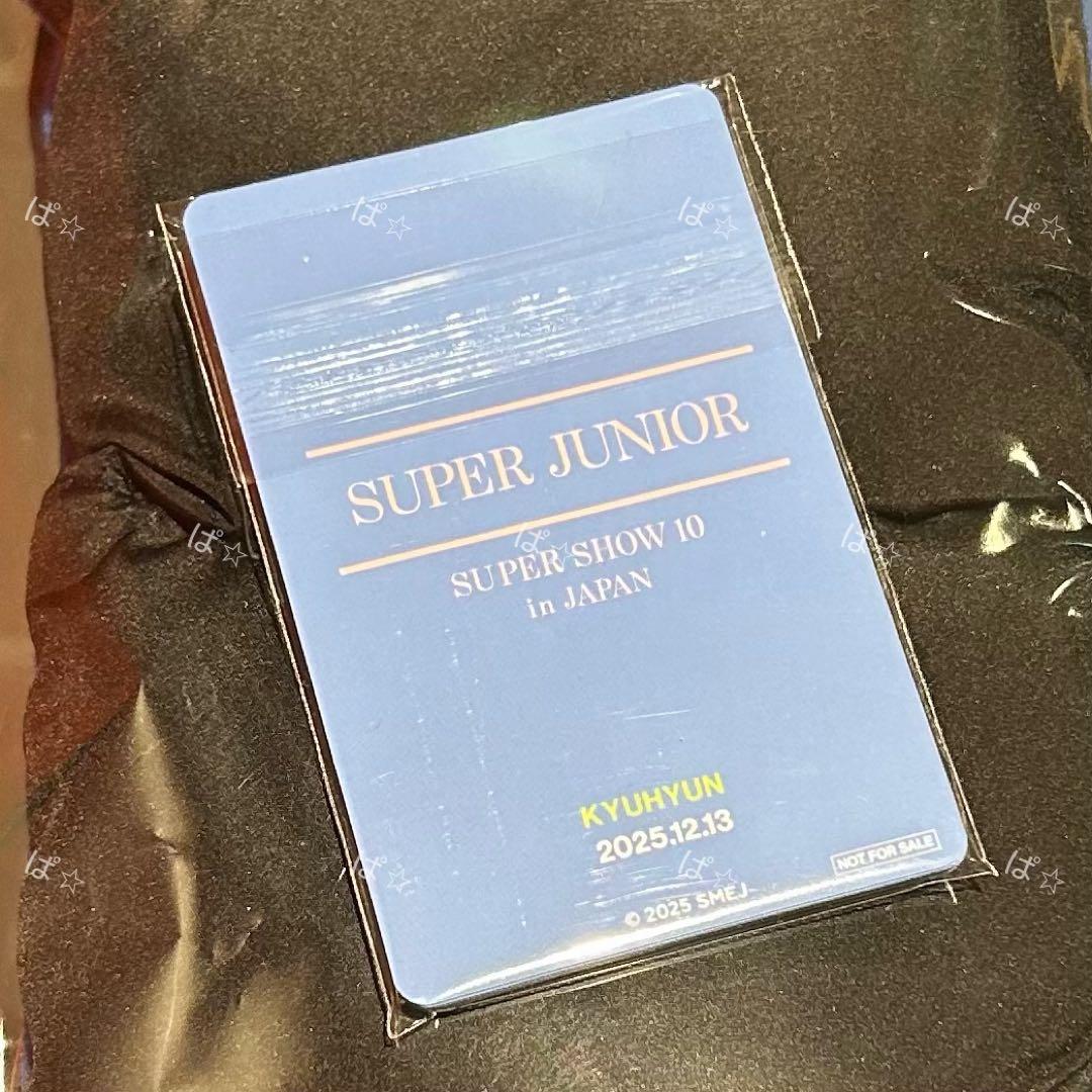 SUPER JUNIOR アプグレ プレミアムシート 入場特典 トレカ