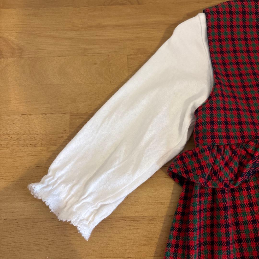 ファミリア　ジャンパースカート　ブラウス　80