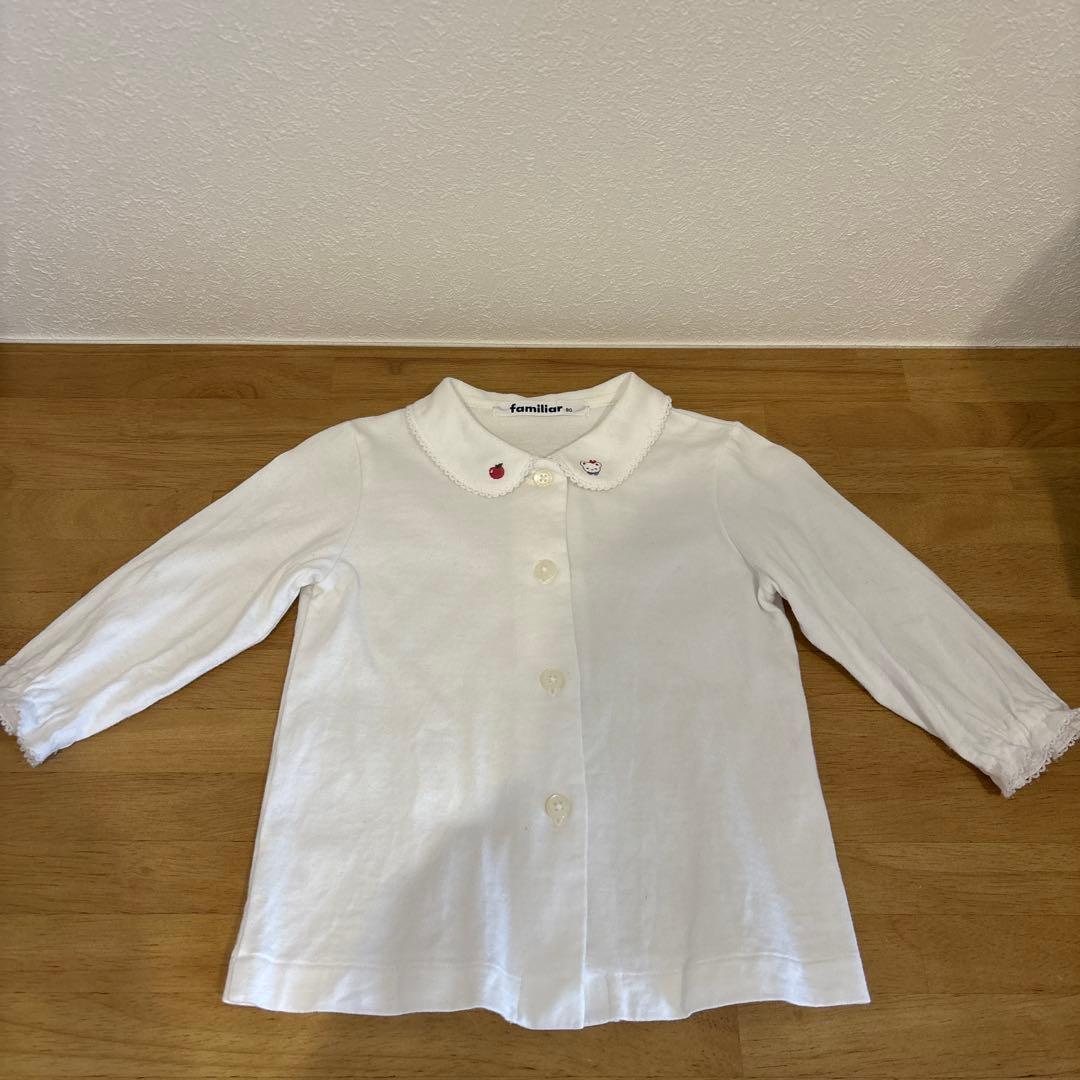 ファミリア　ジャンパースカート　ブラウス　80