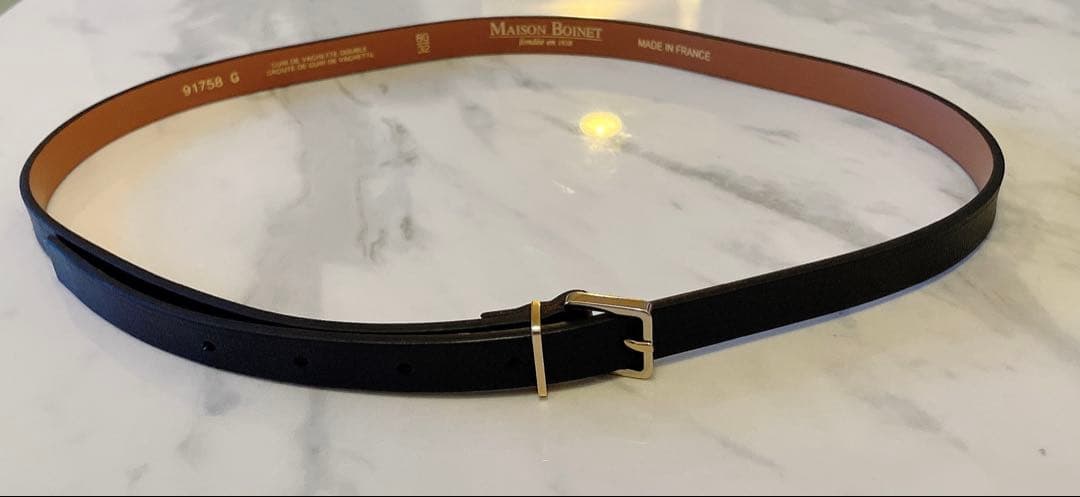 MAISON BOINET ブラックベルト