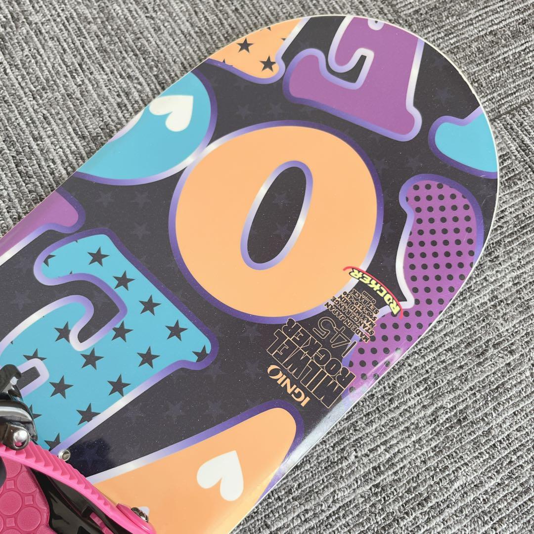 79美品❗️超豪華❗️IGNIO/キスマーク レディース スノーボード★145cm