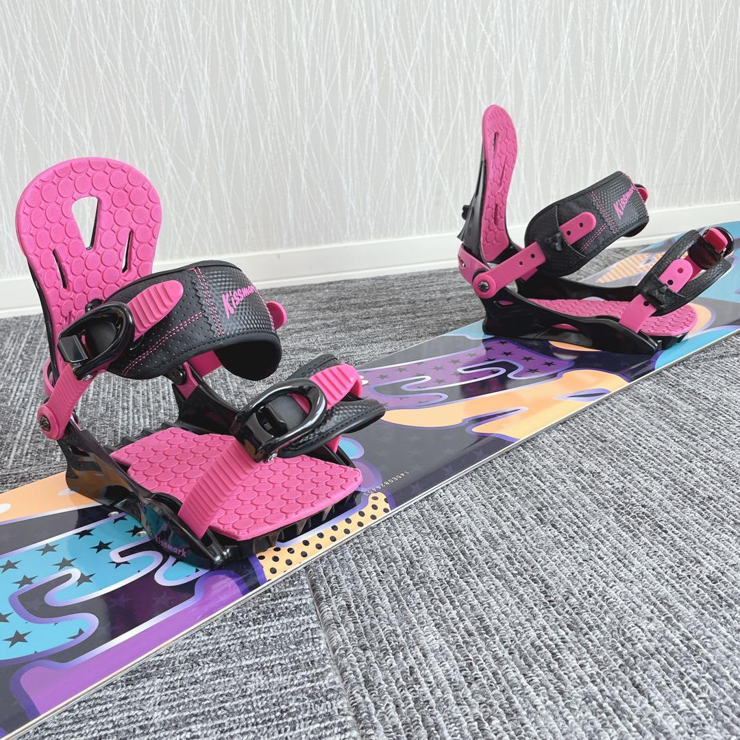 79美品❗️超豪華❗️IGNIO/キスマーク レディース スノーボード★145cm