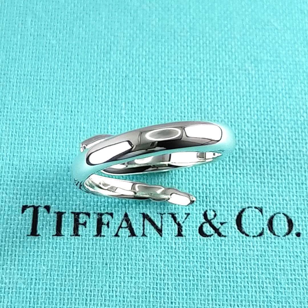 ●SALE●【ティファニー】スネーク　ヘビ　蛇　リング　１２号　2262